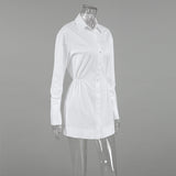 Clistos Shirt Dress Mini - View 7 | Clistos