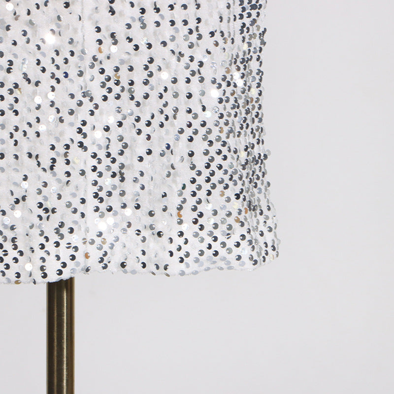 Sequin Mock Neck Mini Dress - View 7 | Clistos