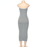 Clistos backless bodycon midi dress - View 8 | Clistos