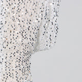 Sequin Mock Neck Mini Dress - View 8 | Clistos