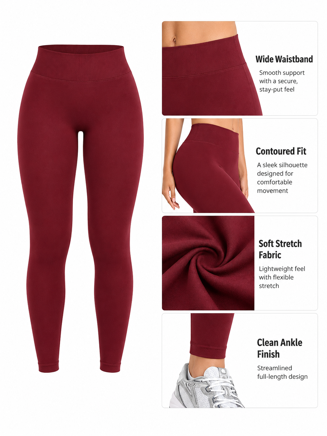 SculptFlex Studio Yoga Leggings for Women