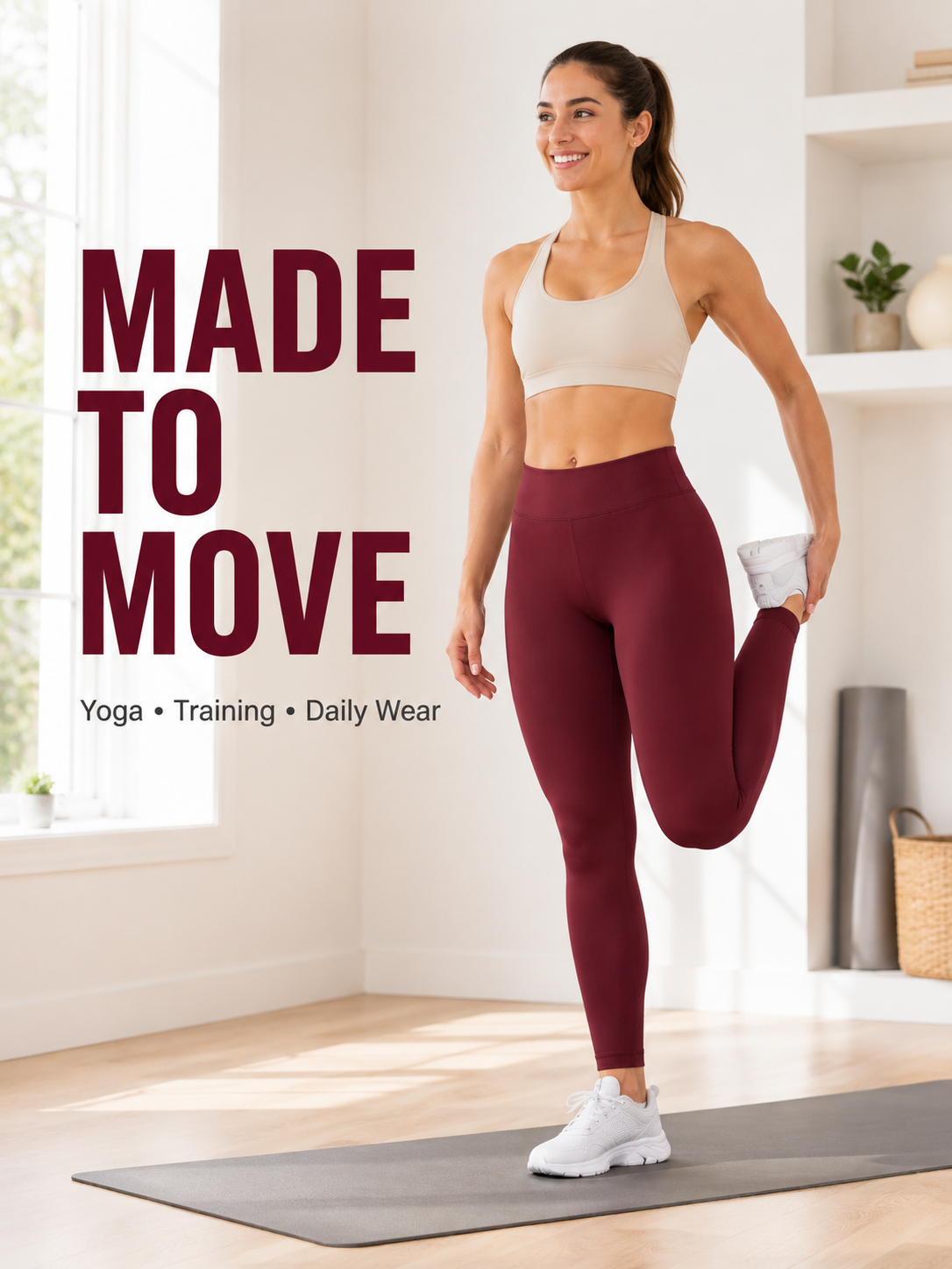 SculptFlex Studio Yoga Leggings for Women