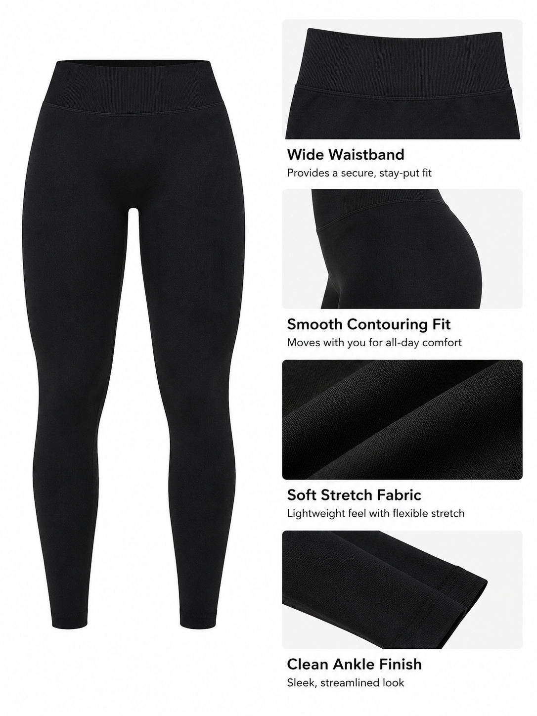 SculptFlex High Waisted Yoga Leggings for Women