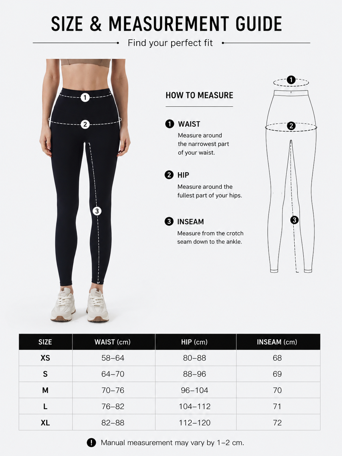 SculptFlex Brushed High Waist Yoga Leggings for Women