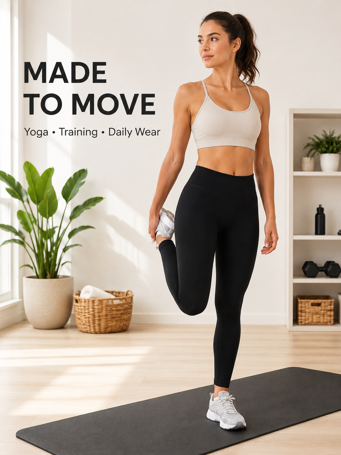 SculptFlex High Waisted Yoga Leggings for Women