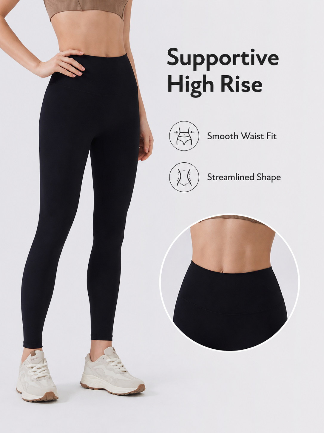 SculptFlex Brushed High Waist Yoga Leggings for Women