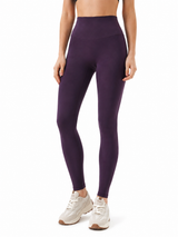 SculptFlex Brushed Blackcurrant Yoga Leggings for Women