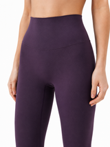 SculptFlex Brushed Blackcurrant Yoga Leggings for Women