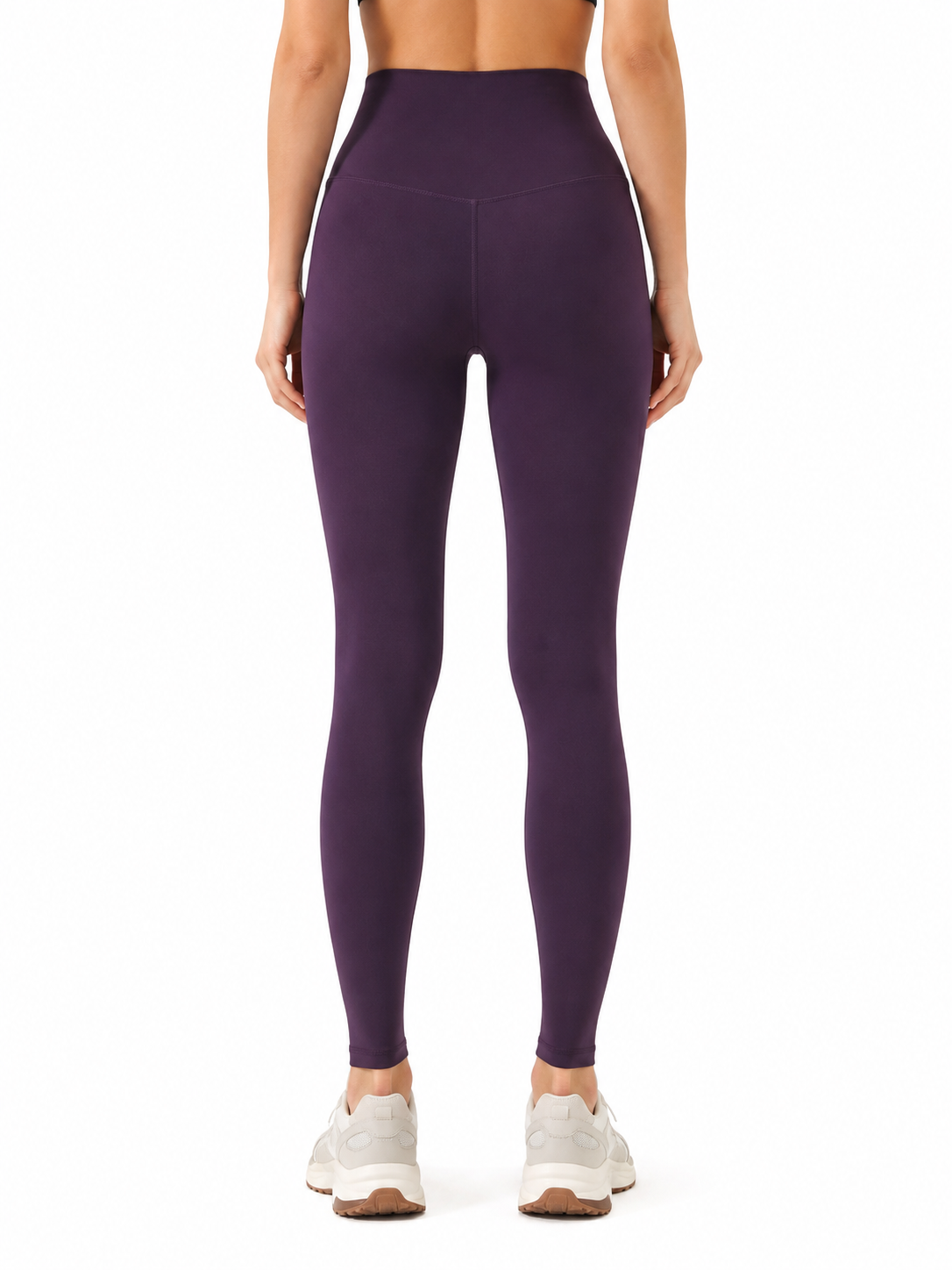 SculptFlex Brushed Blackcurrant Yoga Leggings for Women