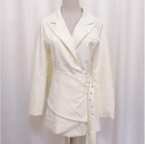 Clistos belted wrap blazer mini dress - View 6 | Clistos