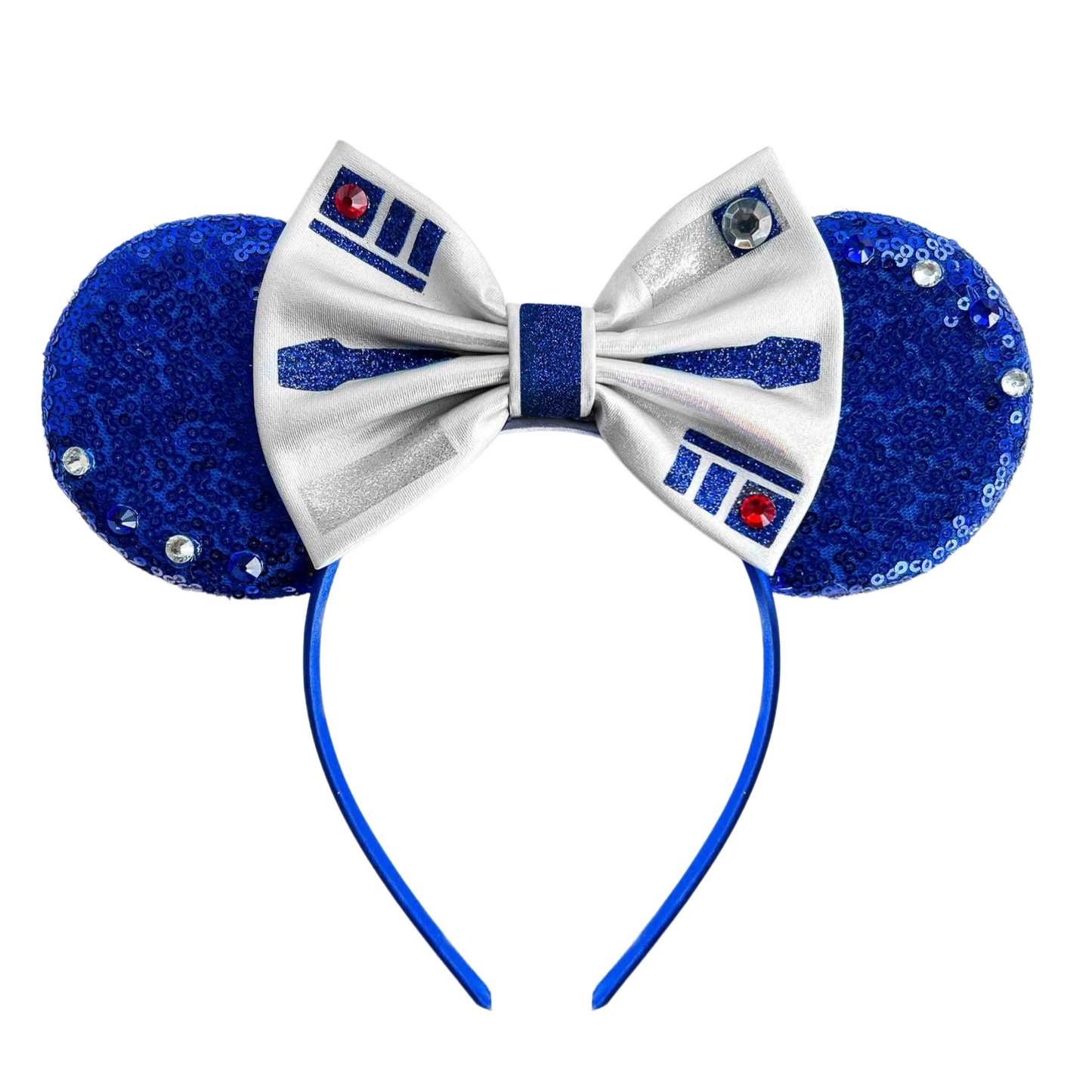 Blue Robot Mickey Ears