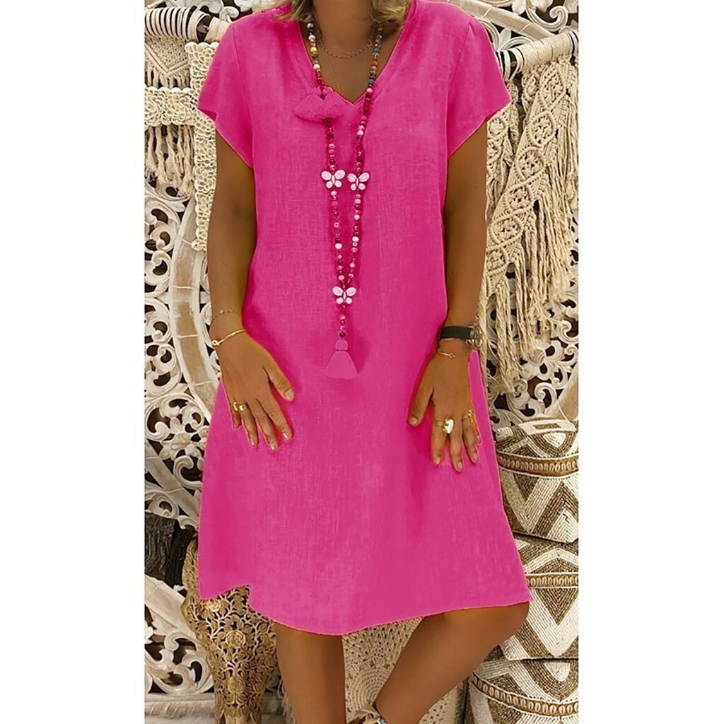 Clistos Boho V-Neck Mini Dress - View 10 | Clistos