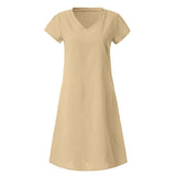 Clistos Boho V-Neck Mini Dress - View 8 | Clistos
