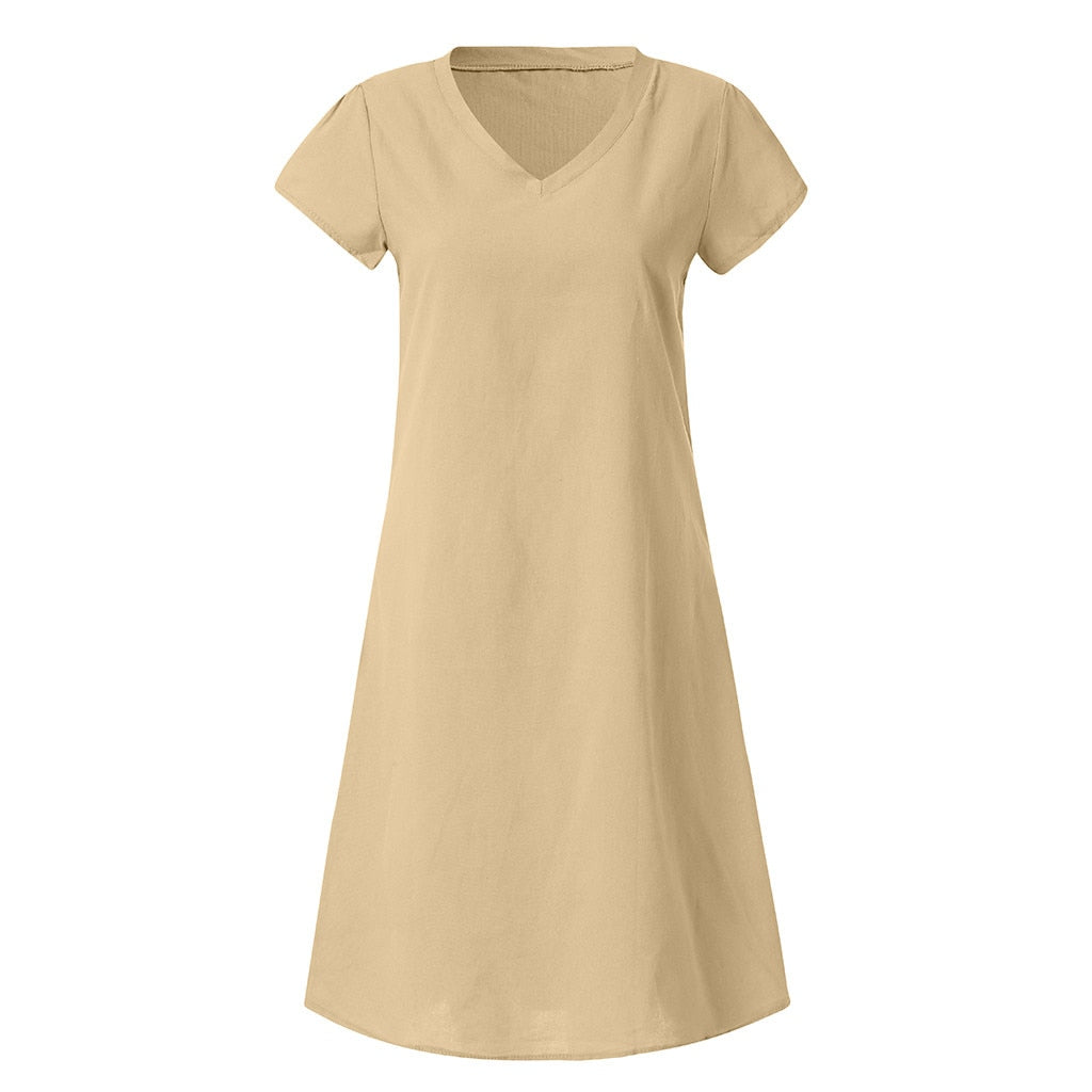 Clistos Boho V-Neck Mini Dress - View 8 | Clistos