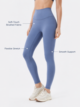 SculptFlex Brushed High Rise Yoga Leggings for Women