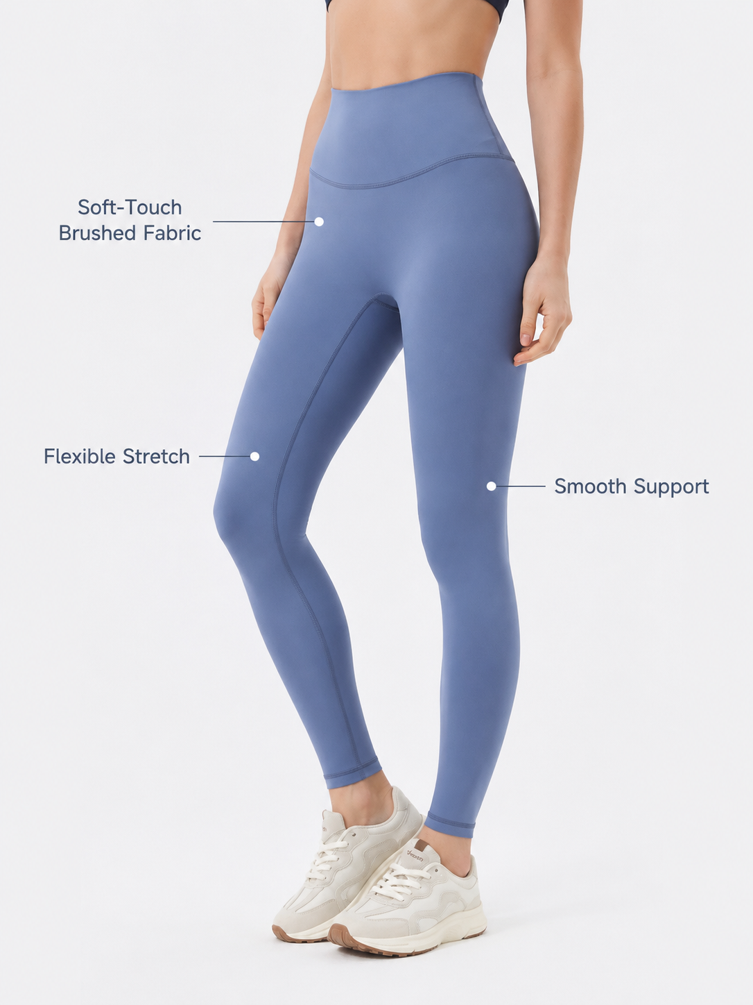 SculptFlex Brushed High Rise Yoga Leggings for Women
