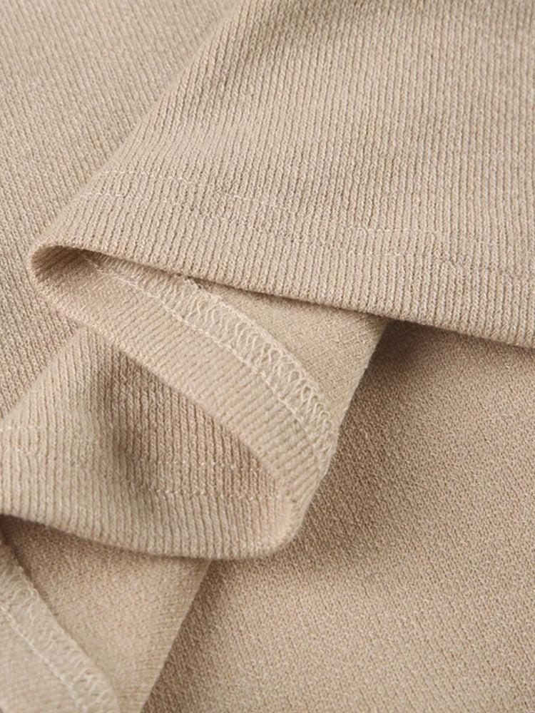 Clistos Button Knit Mini Dress - View 7 | Clistos