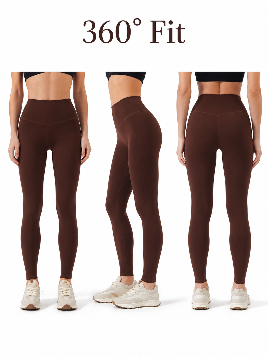 SculptFlex Brushed Contour Yoga Leggings for Women