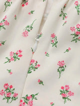 Clistos floral ruched mini dress with spaghetti straps - View 8 | Clistos