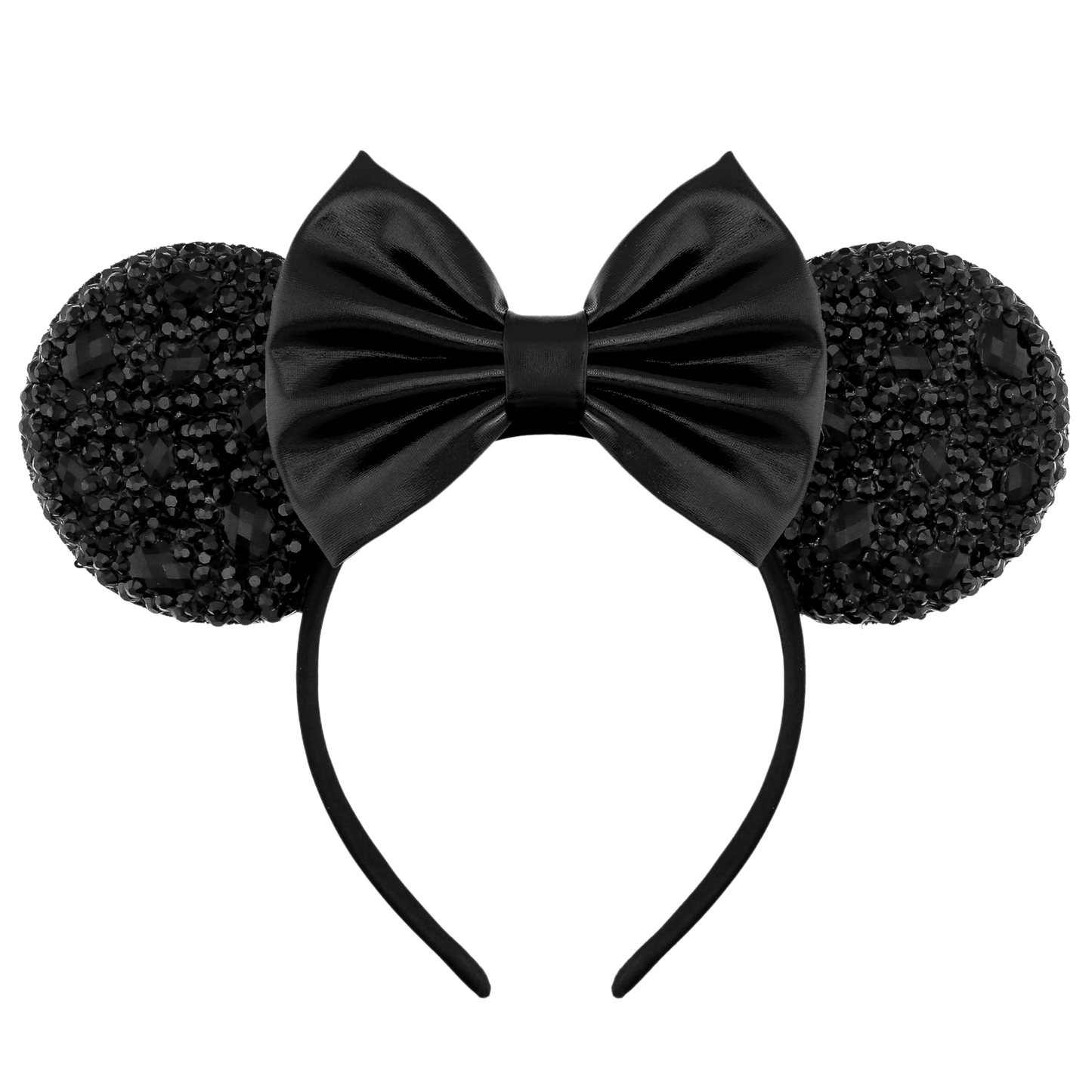 Deep Black  Sparkle Mickey Ears