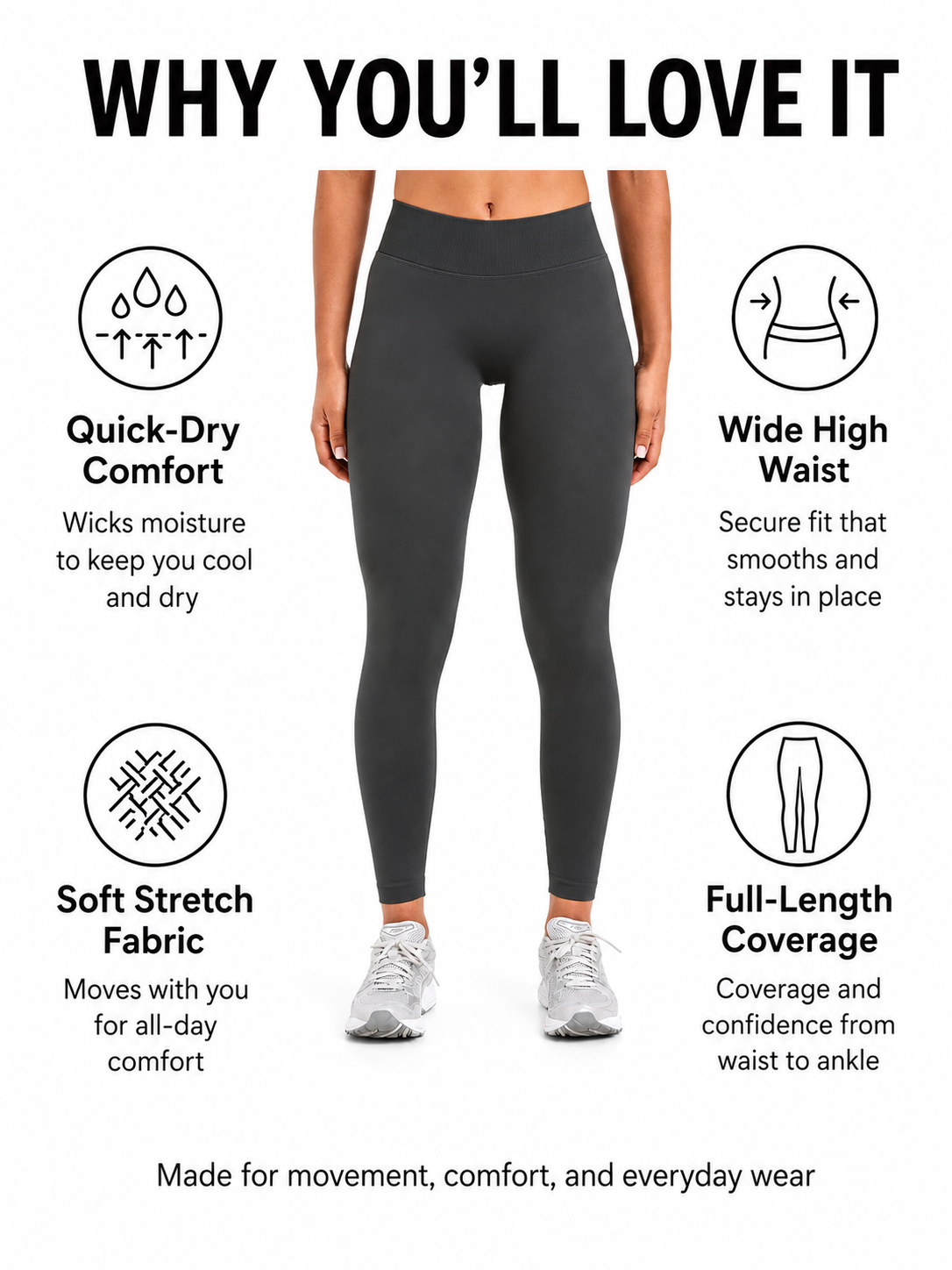SculptFlex High Rise Yoga Leggings for Women