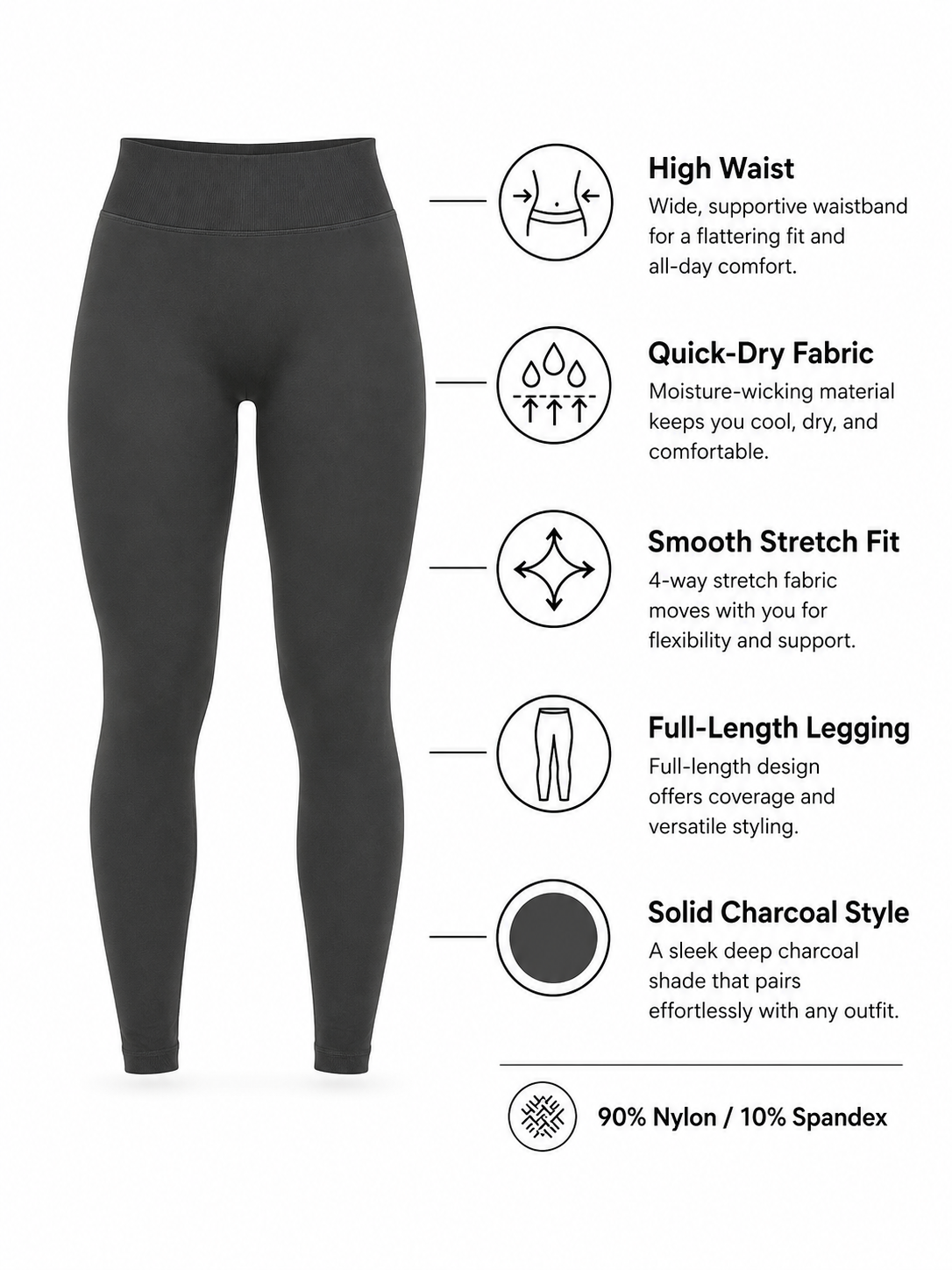 SculptFlex High Rise Yoga Leggings for Women