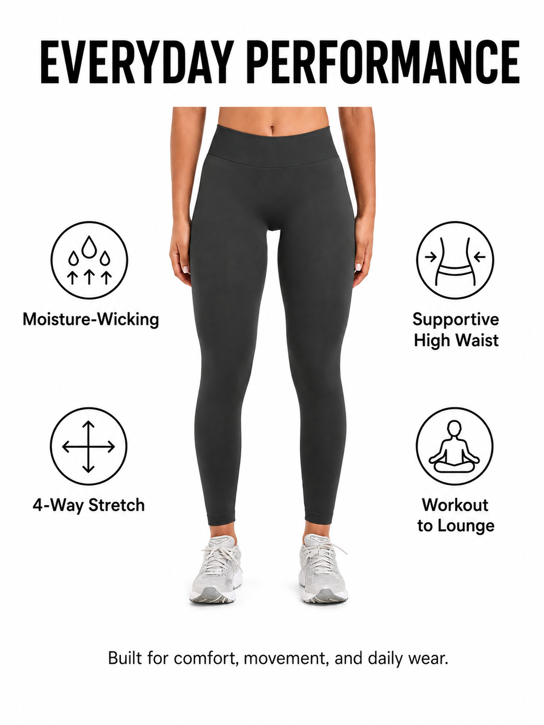 SculptFlex High Rise Yoga Leggings for Women