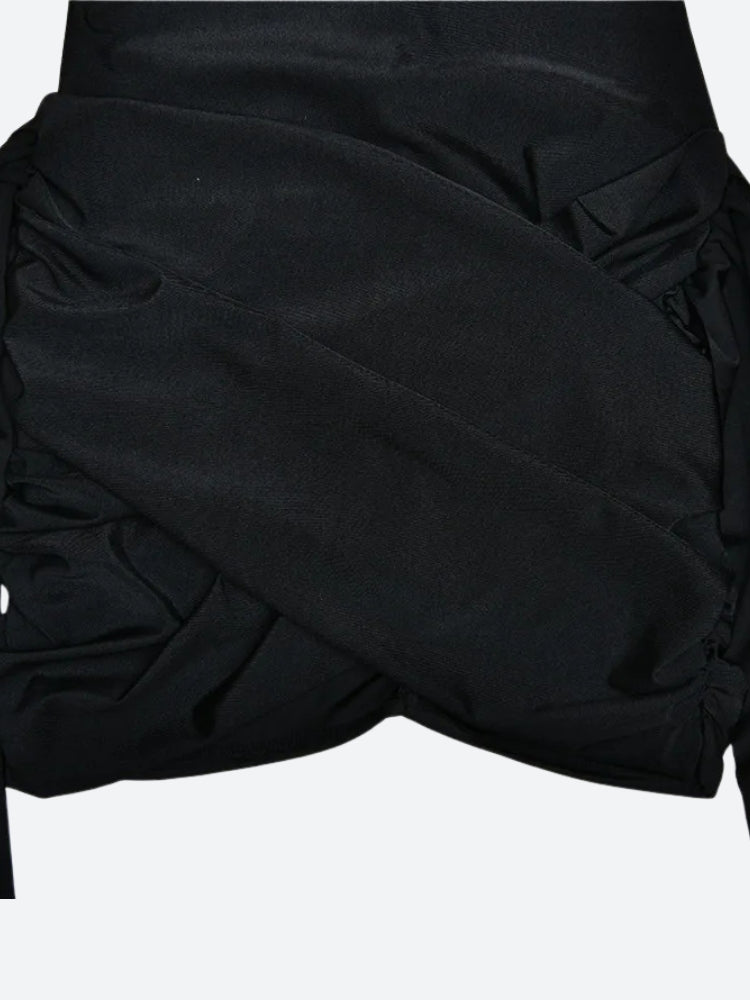 Draped Bodycon Mini Dress - View 8 | Clistos