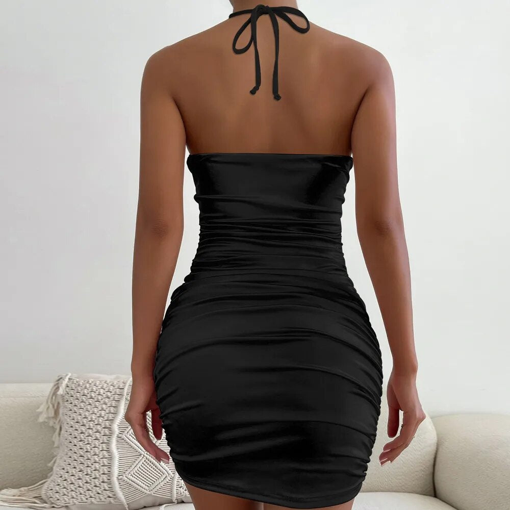 Clistos halter cut-out mini dress - View 6 | Clistos