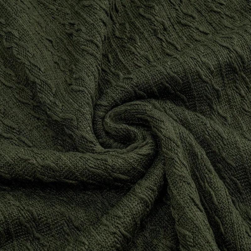 Knitted Halter Neck Mini Dress - View 6 | Clistos