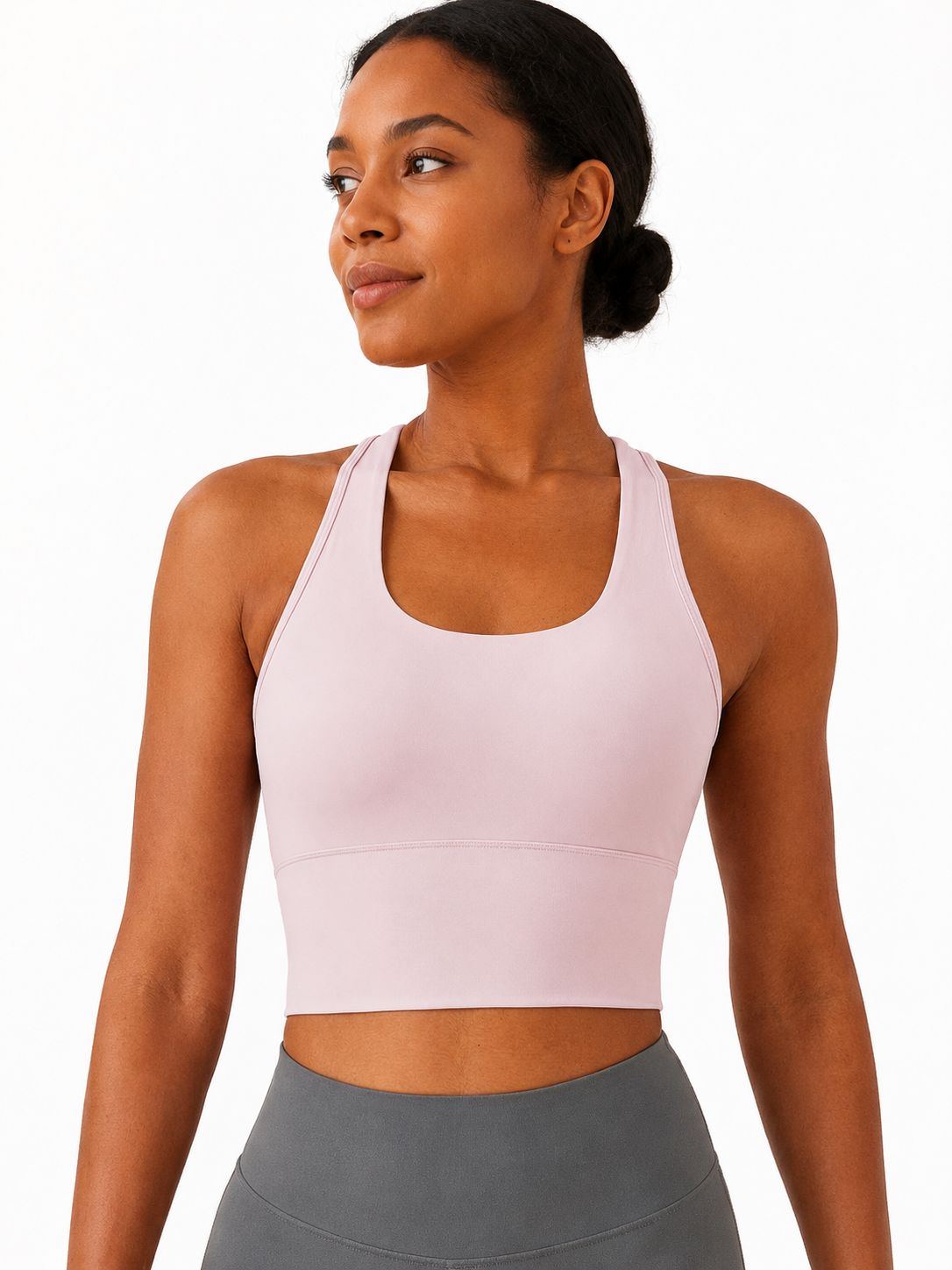 SculptFlex Seamless Longline Sports Bra for Women