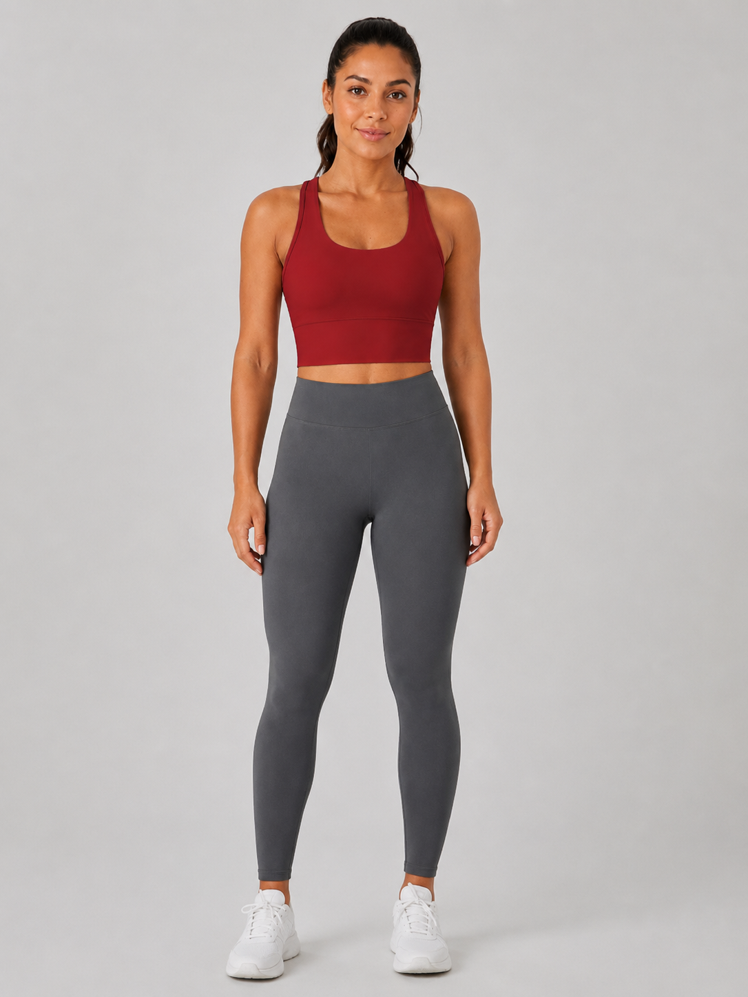 SculptFlex Seamless Longline Sports Bra for Women