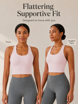 SculptFlex Seamless Longline Sports Bra for Women