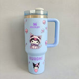 Stanley Kuromi 40 oz insulated tumbler with handle and straw - View 3 | Clistos