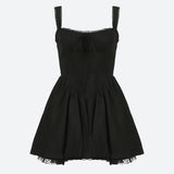 Lace Corset Mini Dress - View 6 | Clistos