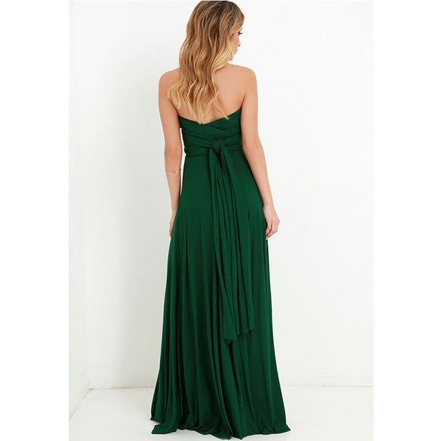Clistos convertible satin maxi dress - View 11 | Clistos