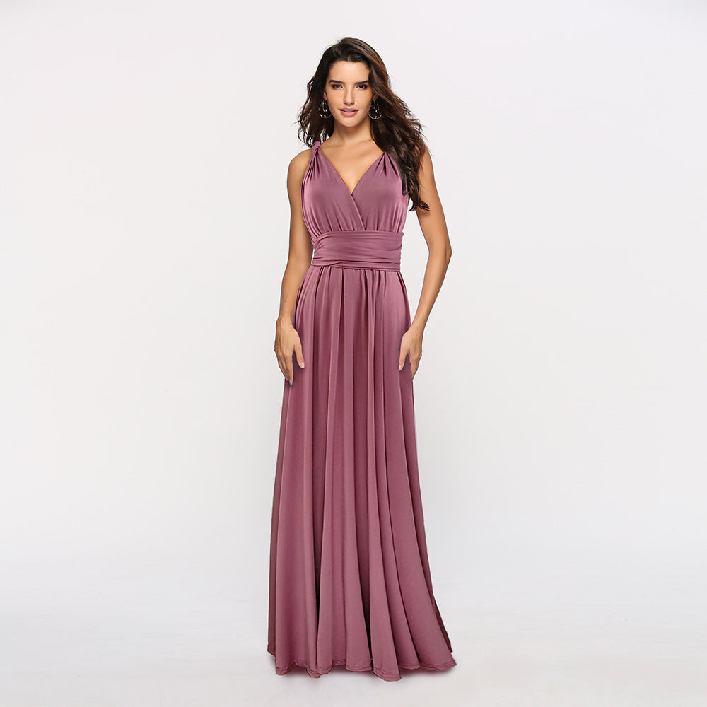 Clistos convertible satin maxi dress - View 23 | Clistos