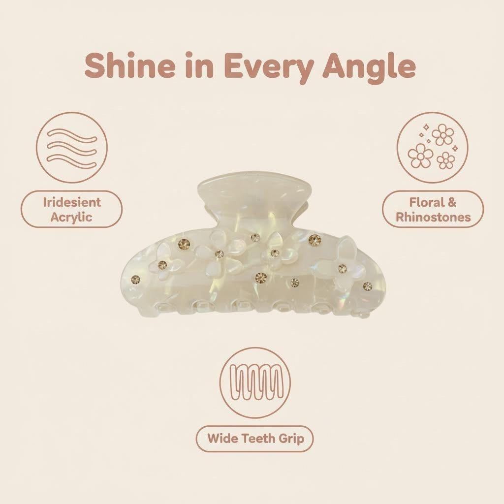 Luminous Mermaid Tail Hair Claw