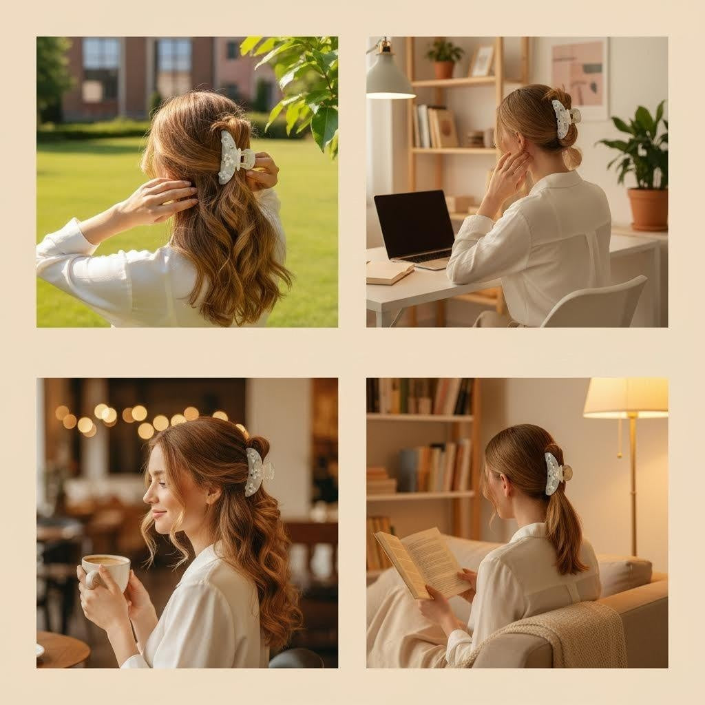 Luminous Mermaid Tail Hair Claw