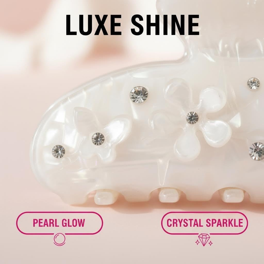 Luxe Iridescent Mermaid Tail Hair Claw