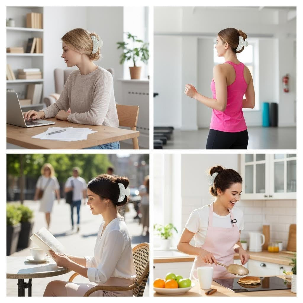 Luxe Iridescent Mermaid Tail Hair Claw