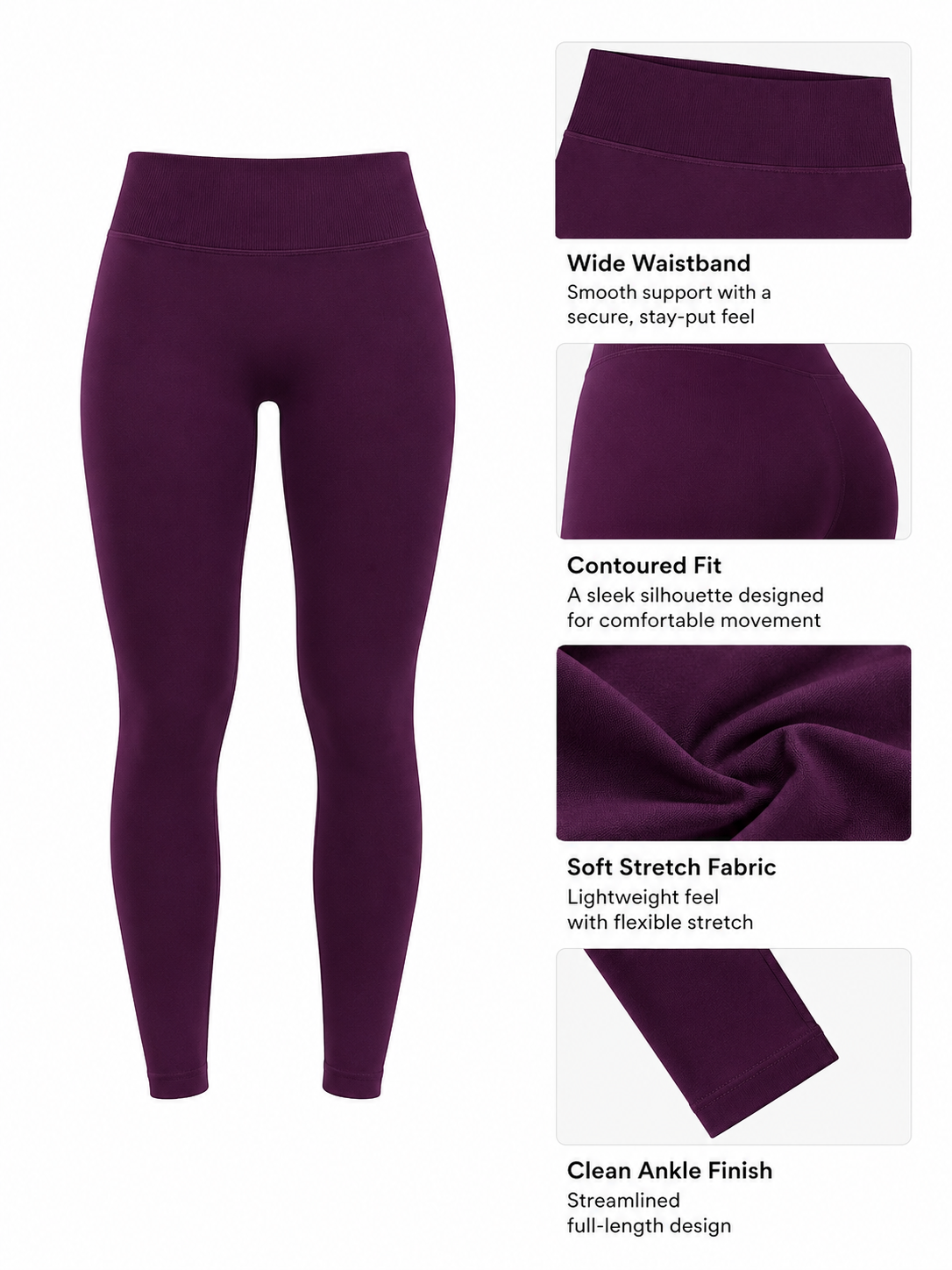 SculptFlex High Waist Yoga Leggings for Women