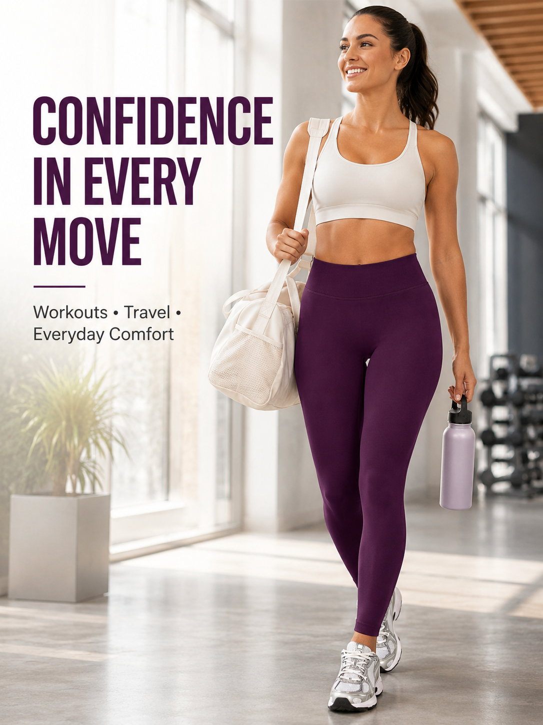 SculptFlex High Waist Yoga Leggings for Women