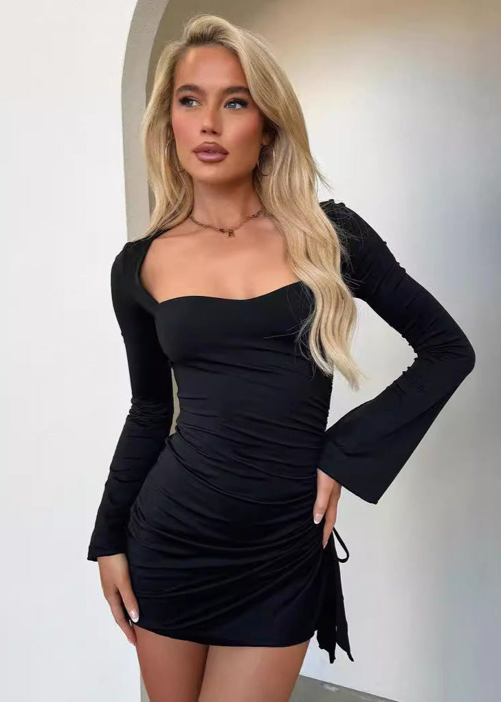 Clistos Celeste Ruched Sweetheart Mini Dress - View 8 | Clistos