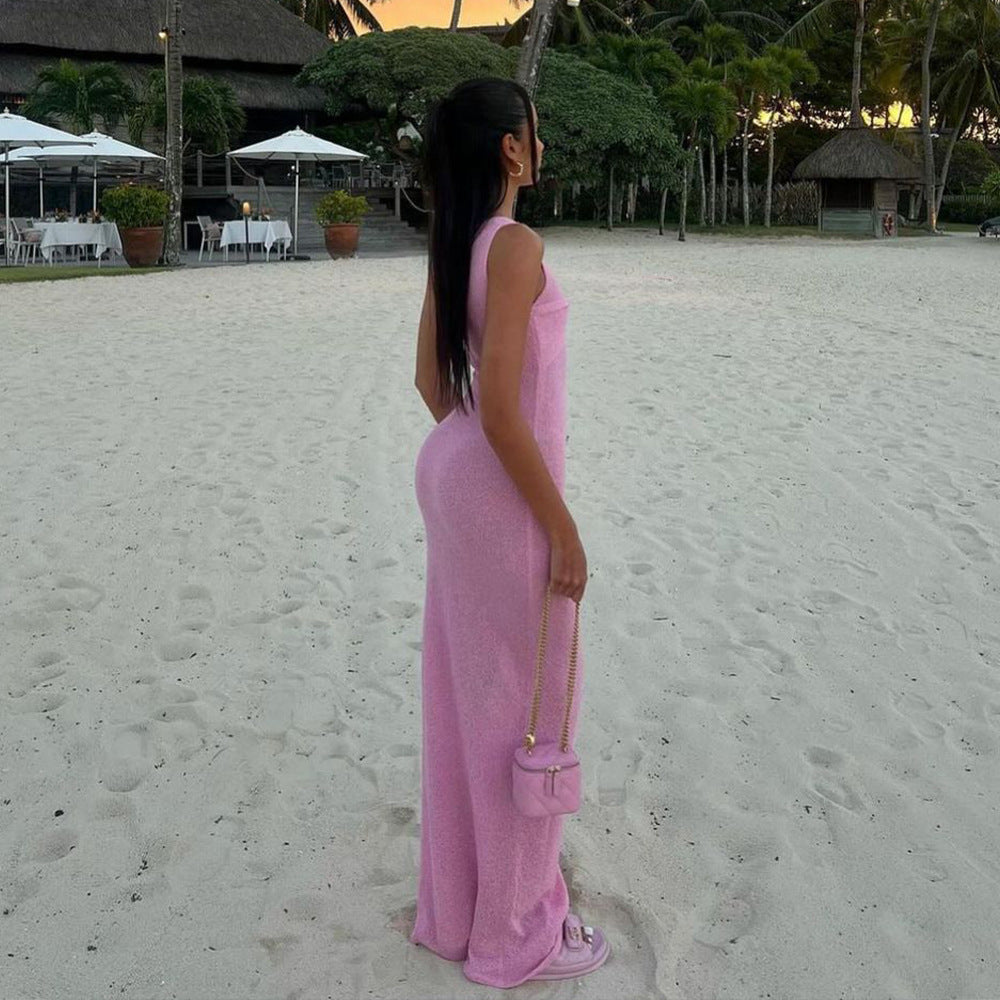 Clistos Twisted Bust Bodycon Maxi Dress - View 6 | Clistos
