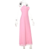 Backless Ruched Midi Slip Dress - View 7 | Clistos