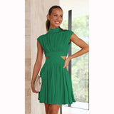 Clistos mock neck cut-out cocktail dress - View 9 | Clistos