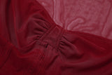 Clistos Sheer Corset Long Sleeve Top - View 12 | Clistos