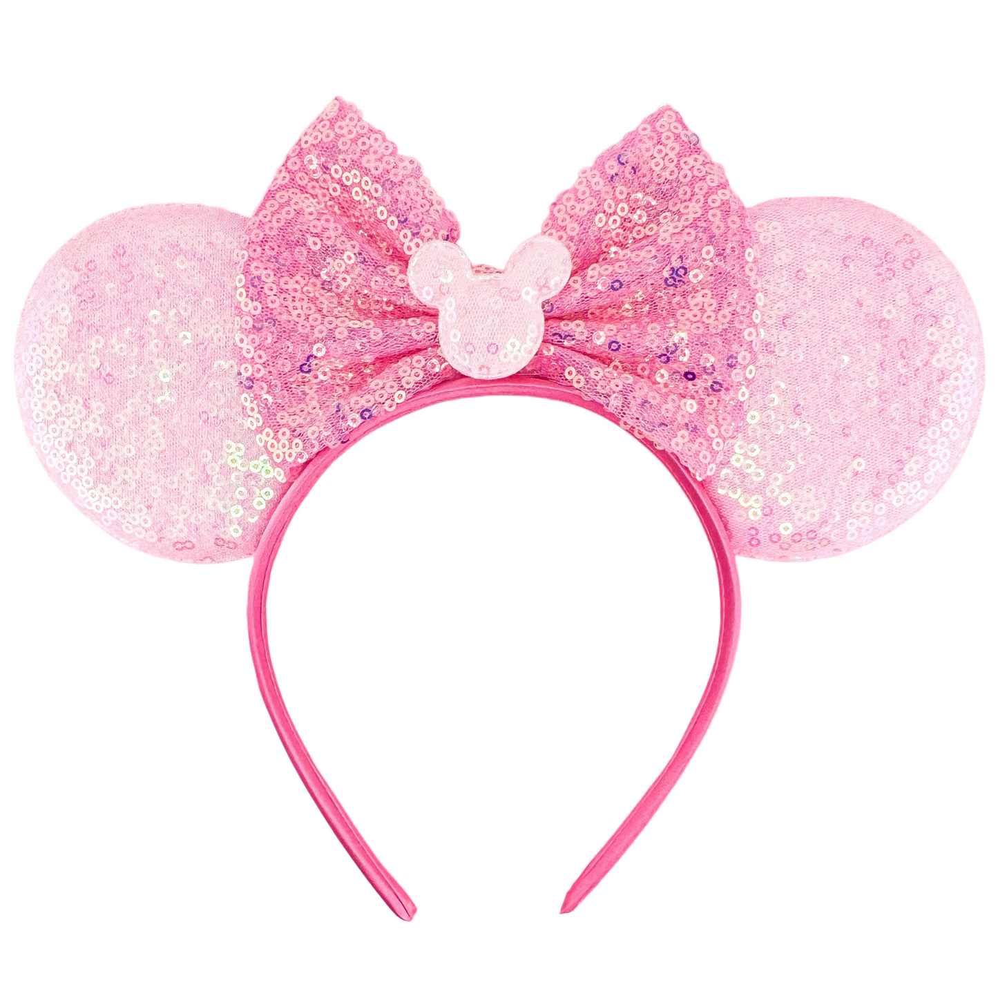 Pastel Pink Iridescent Mickey Ears