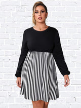 Clistos striped knit midi dress with contrast bodice - View 11 | Clistos